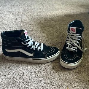 Black men’s high top Vans size 10